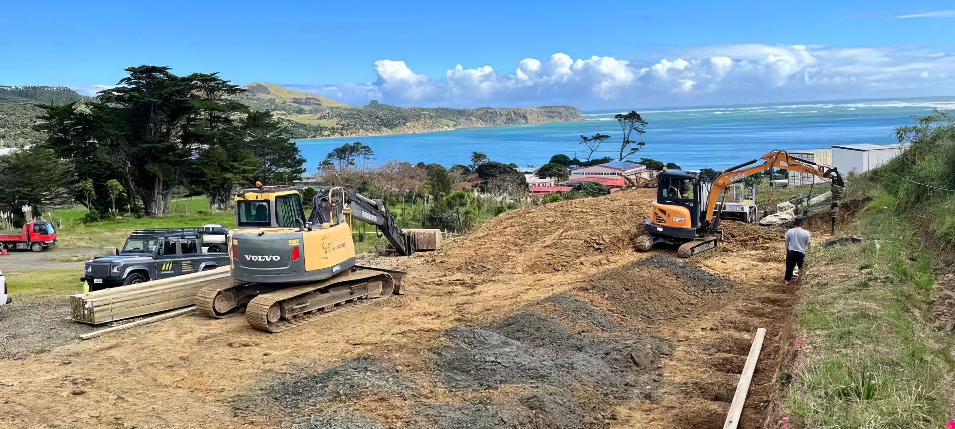 Waianga Place, Opononi - Retaining Structures banner