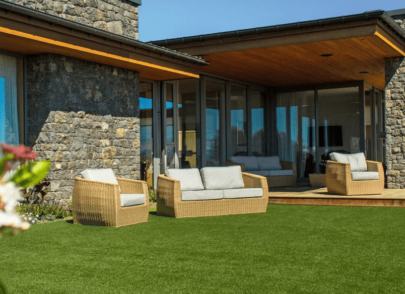 Architectural Dream Home With Lawns To Match