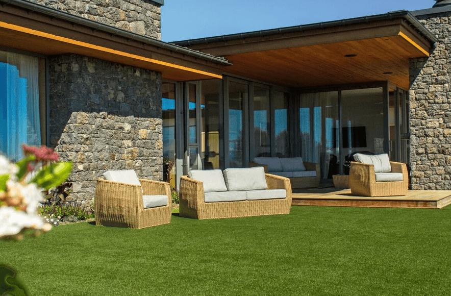 Architectural Dream Home With Lawns To Match