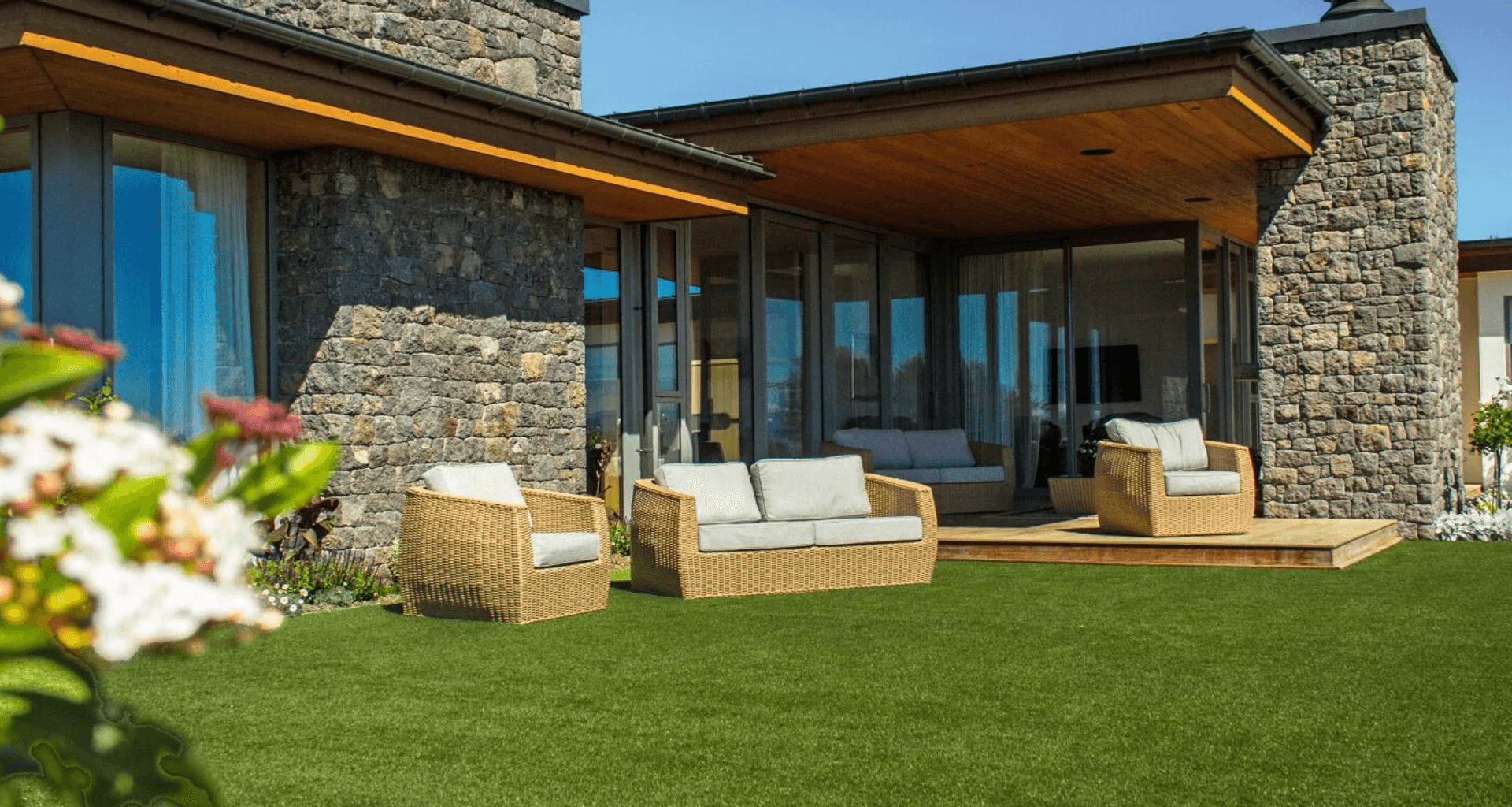 Architectural Dream Home With Lawns To Match banner