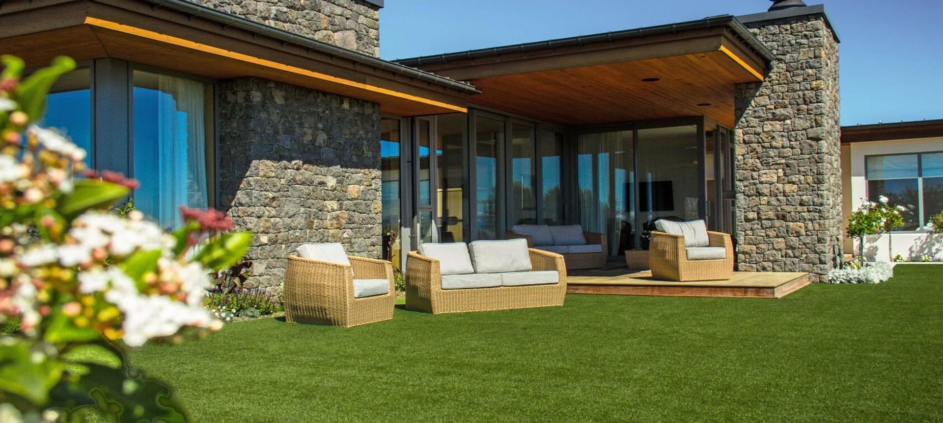 Architectural Dream Home With Lawns To Match banner