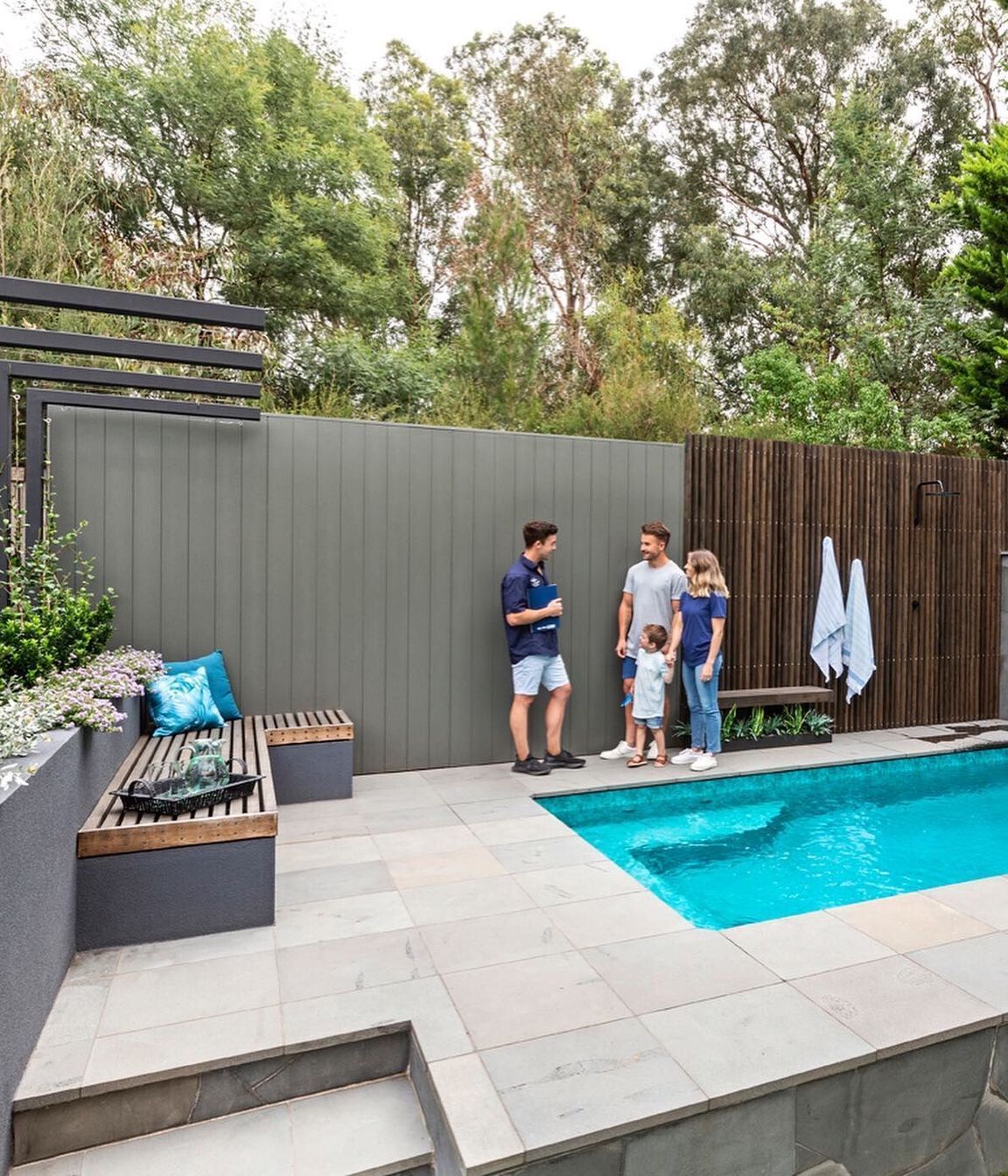 Photography: Patrick Redmond | Small pool and landscape design