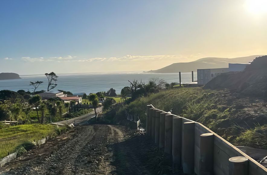 Waianga Place, Opononi - Retaining Structures