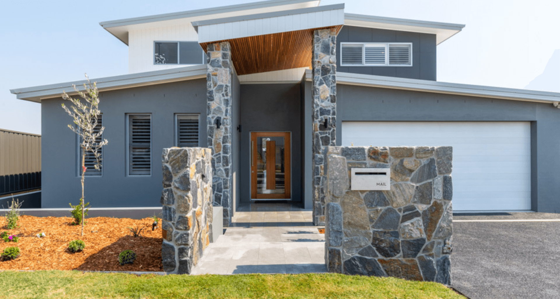 Raworth Project by Coastline Builders and Designers - Welsh Grey Stone Cladding banner