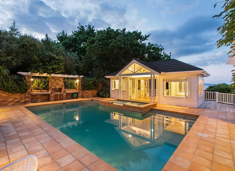 Island View Pavilion, Pool and Landscaping