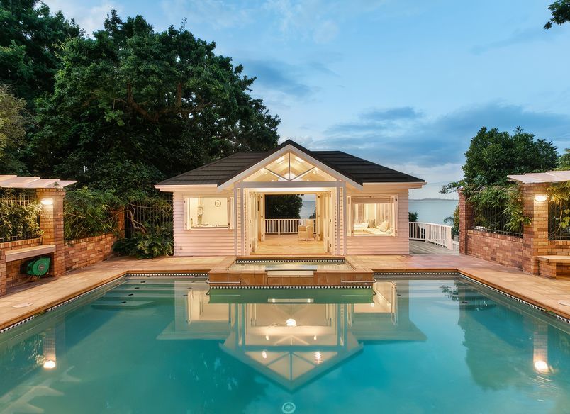 Island View Pavilion, Pool and Landscaping