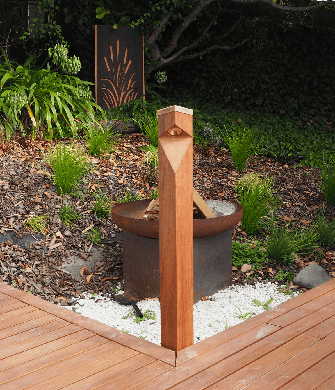 A new range of beautiful hardwood Bollards by Switch Lighting