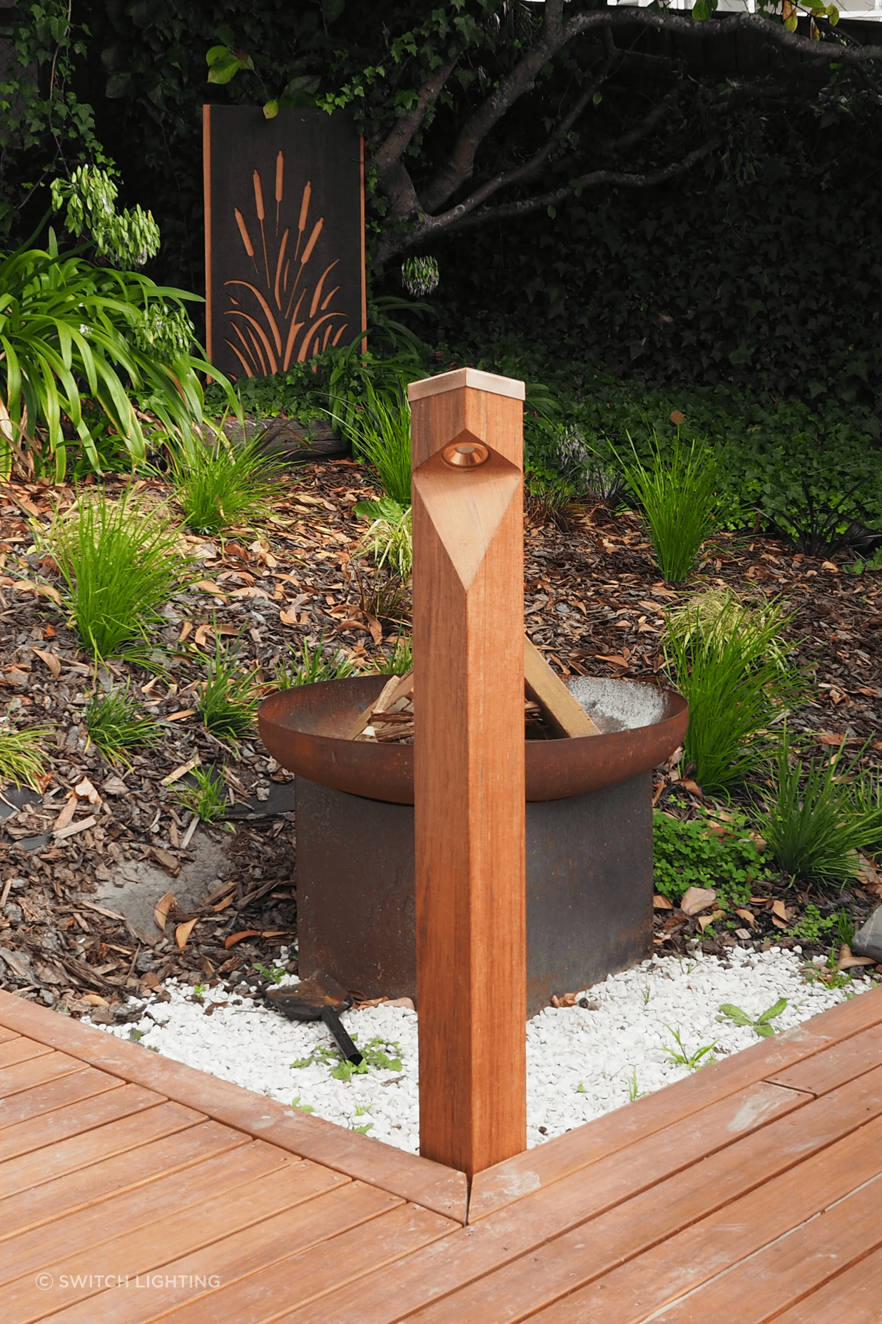 A new range of beautiful hardwood Bollards by Switch Lighting