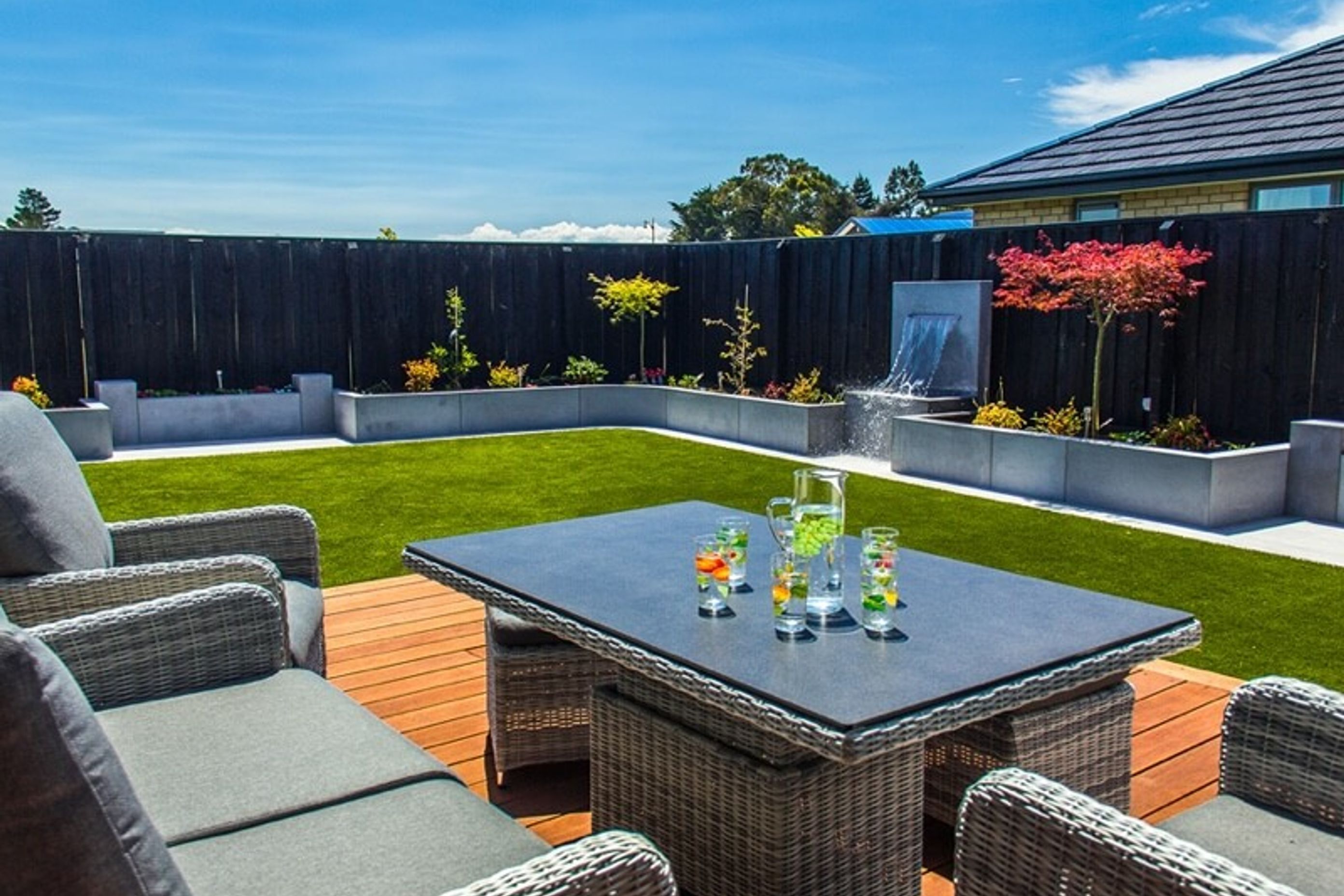 Low Maintenance Living Backyard