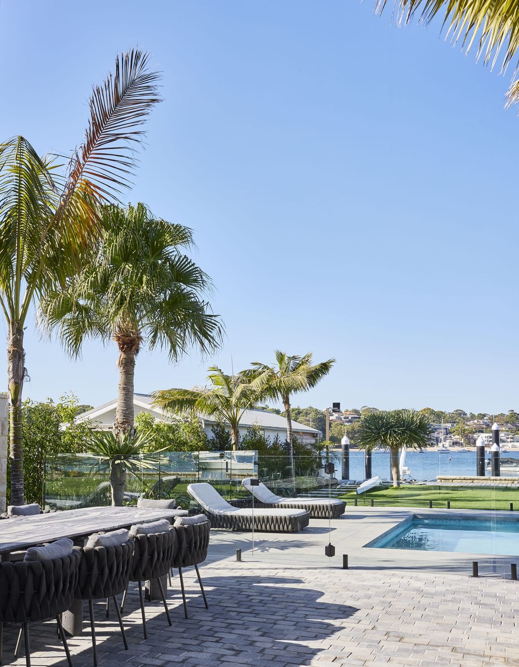 Two-Tone Porphyry Cobblestones | EB Interiors | Innovate Architects | Ben Richardson Building