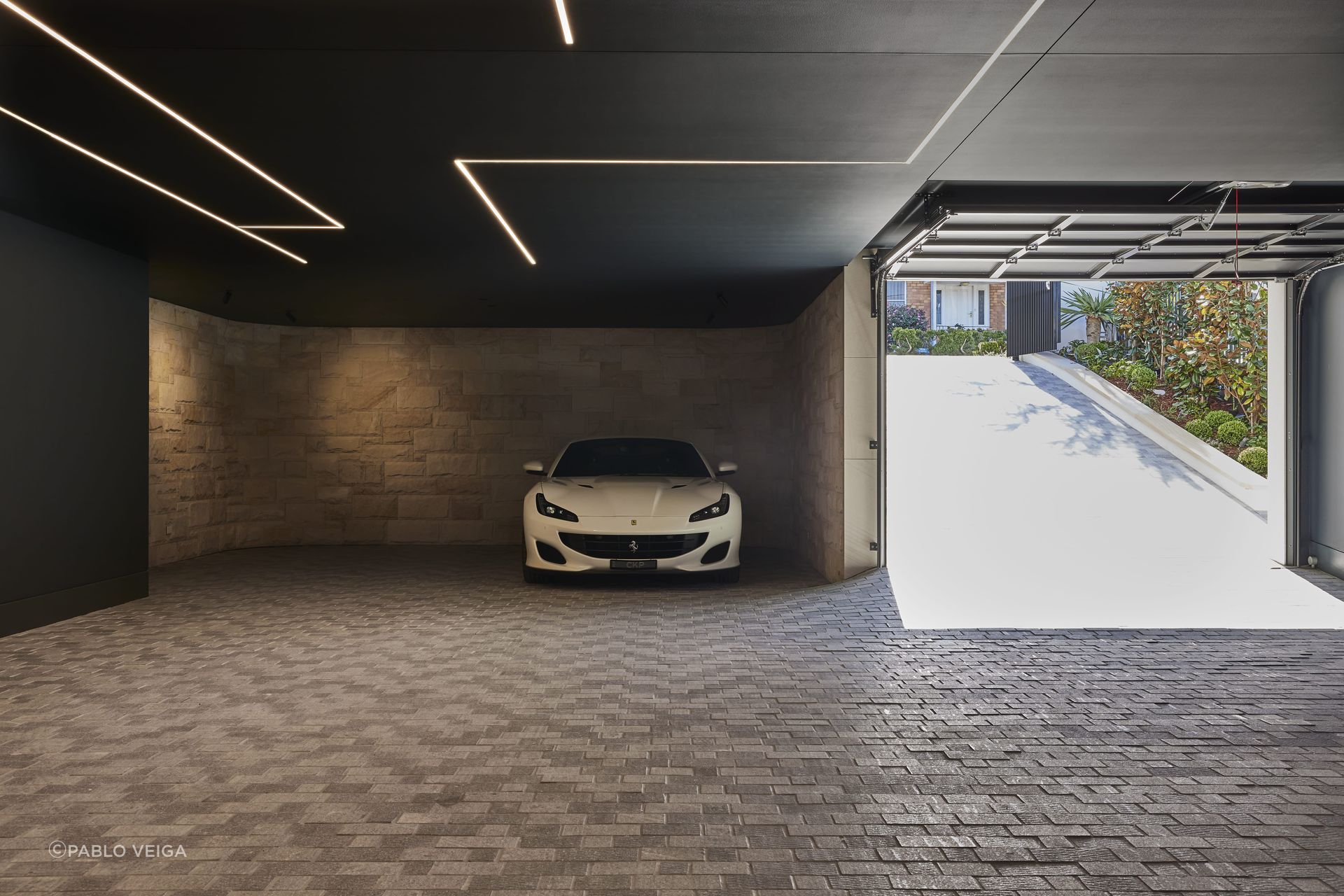 Two-Tone Porphyry Cobblestones | EB Interiors | Innovate Architects | Ben Richardson Building