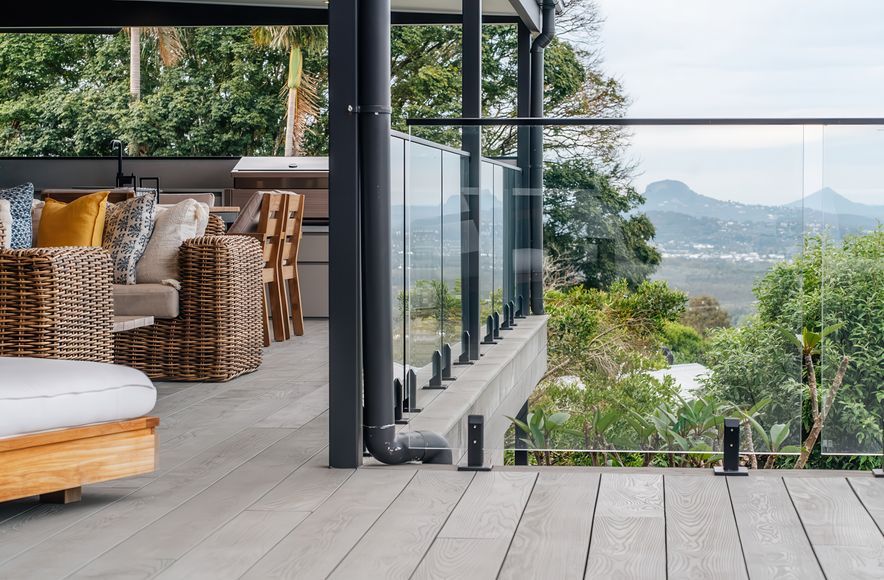 Smoked Oak Deck by Stilus Design in Budrim QLD
