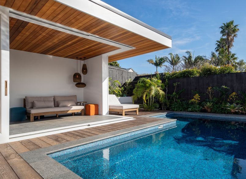 Sussex St : Pool Coping and Pool House Tiling