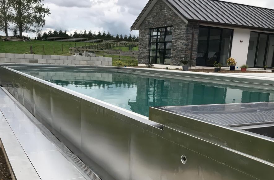 Stainless steel, over concrete - Karaka Lux