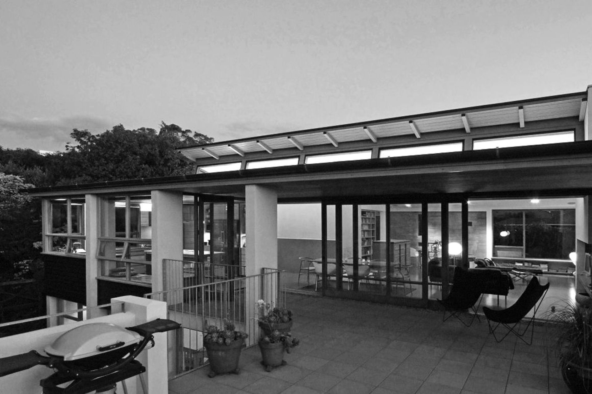 two houses and a shared garden