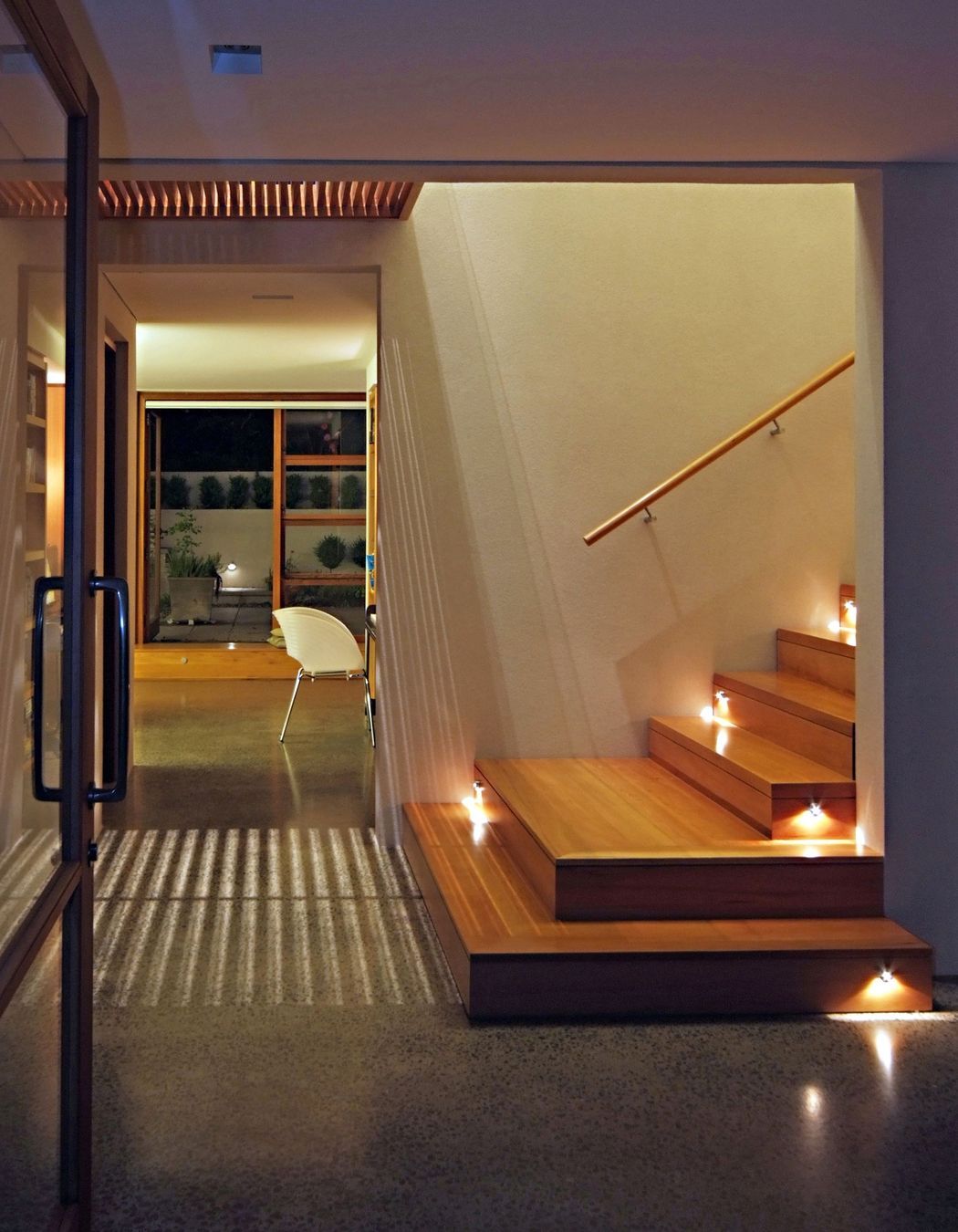 two houses and a shared garden