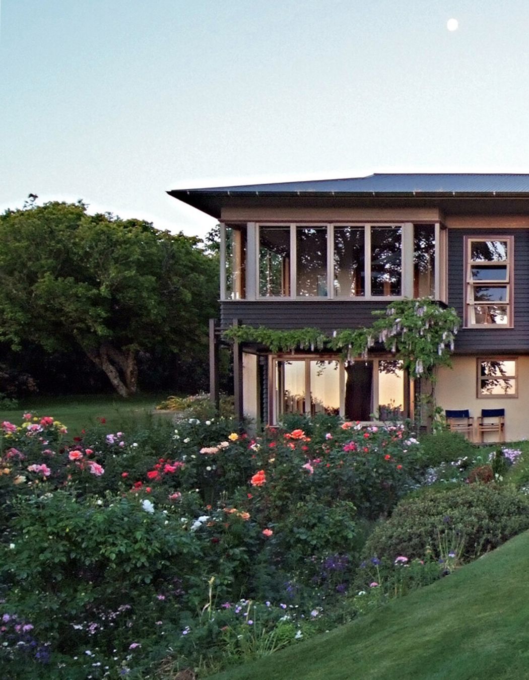 two houses; a shared garden