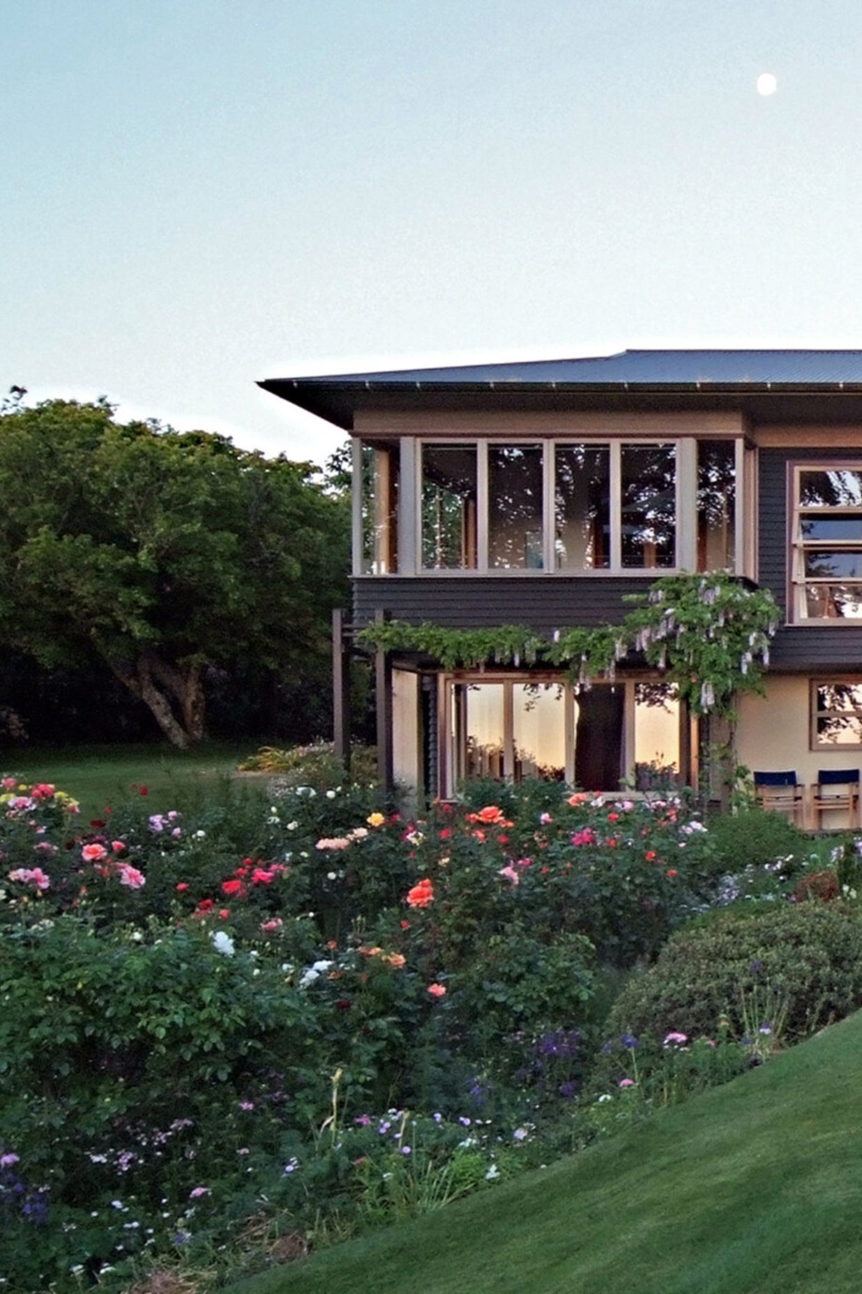 two houses; a shared garden