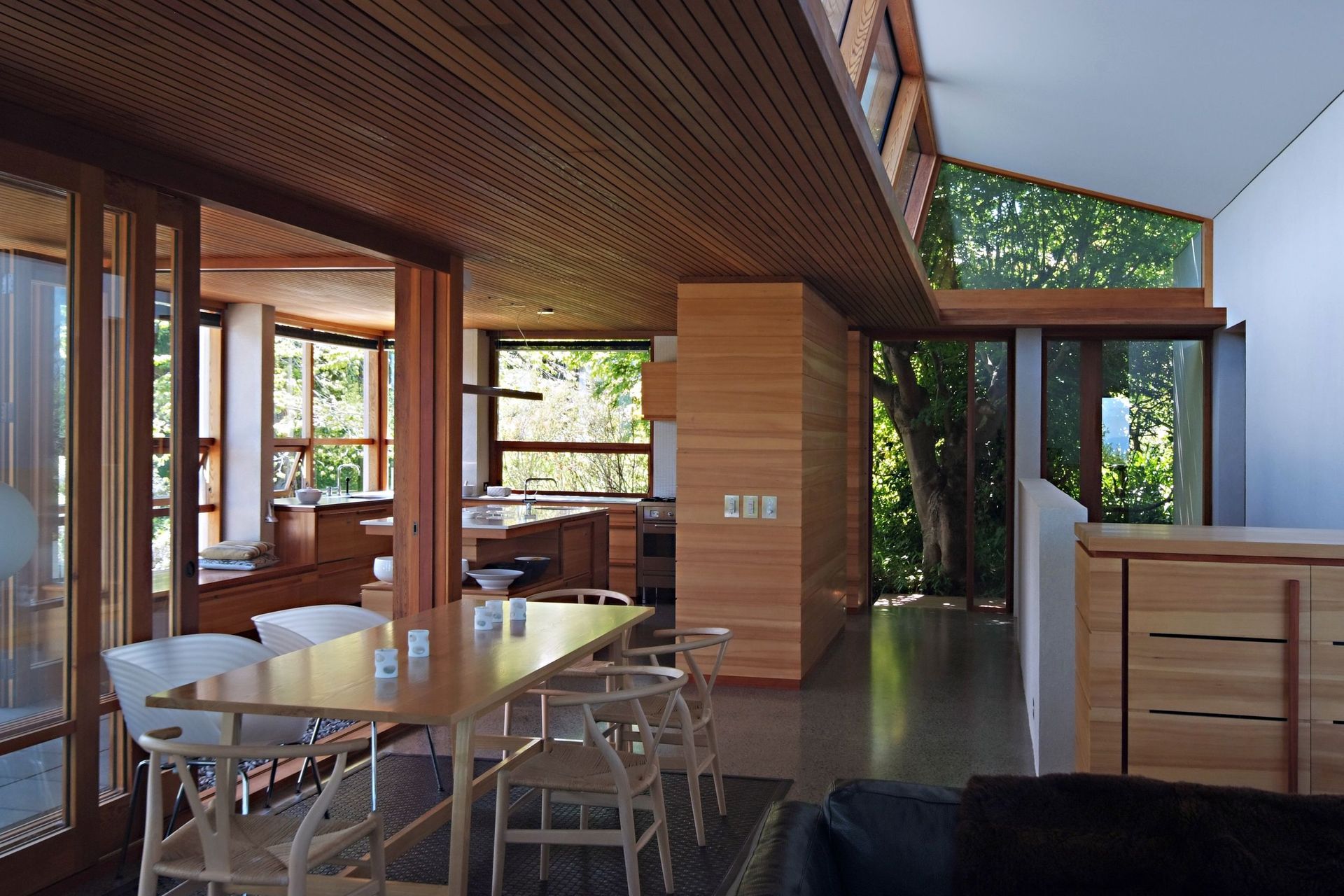 two houses; a shared garden