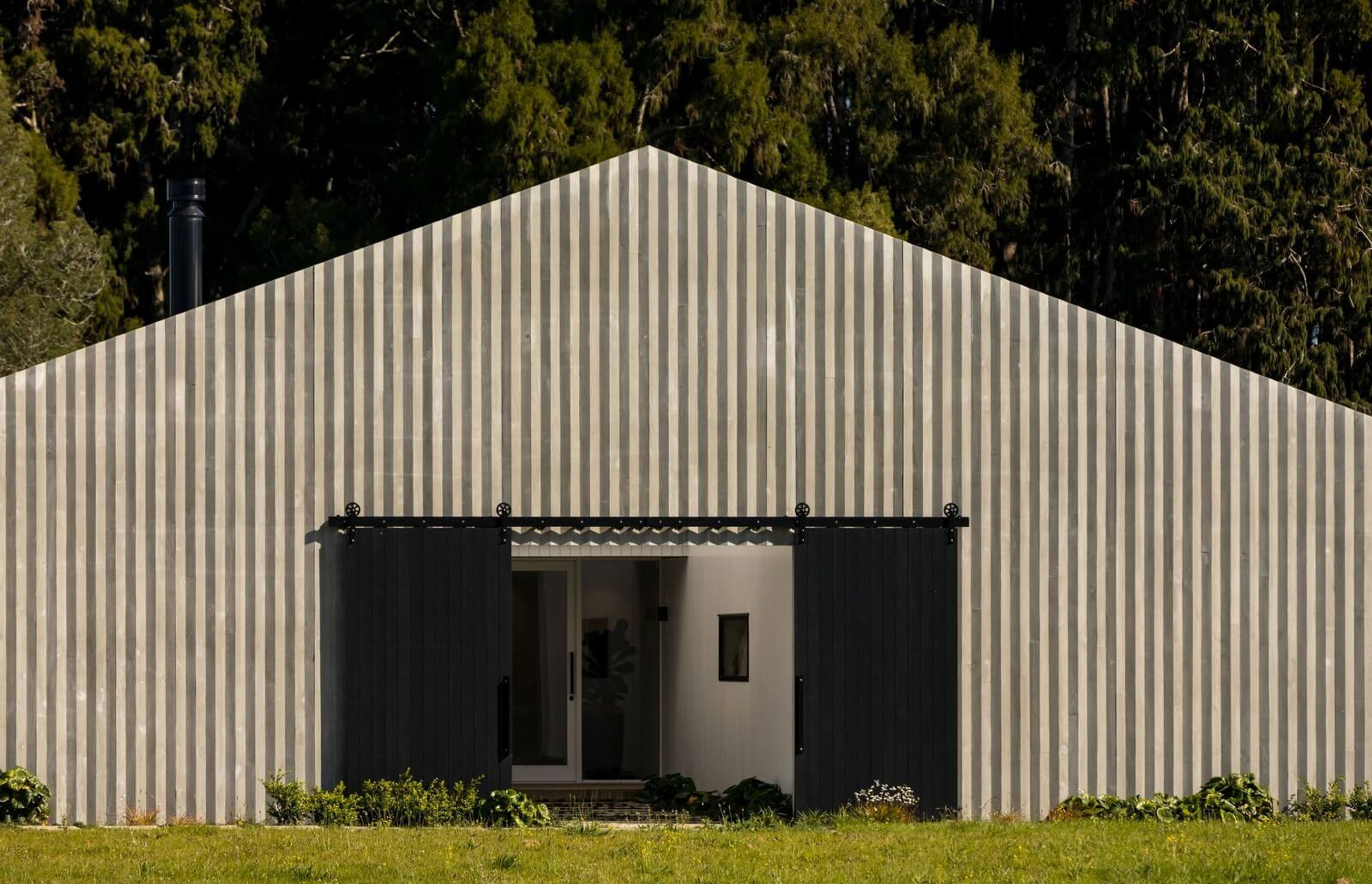 White Green House