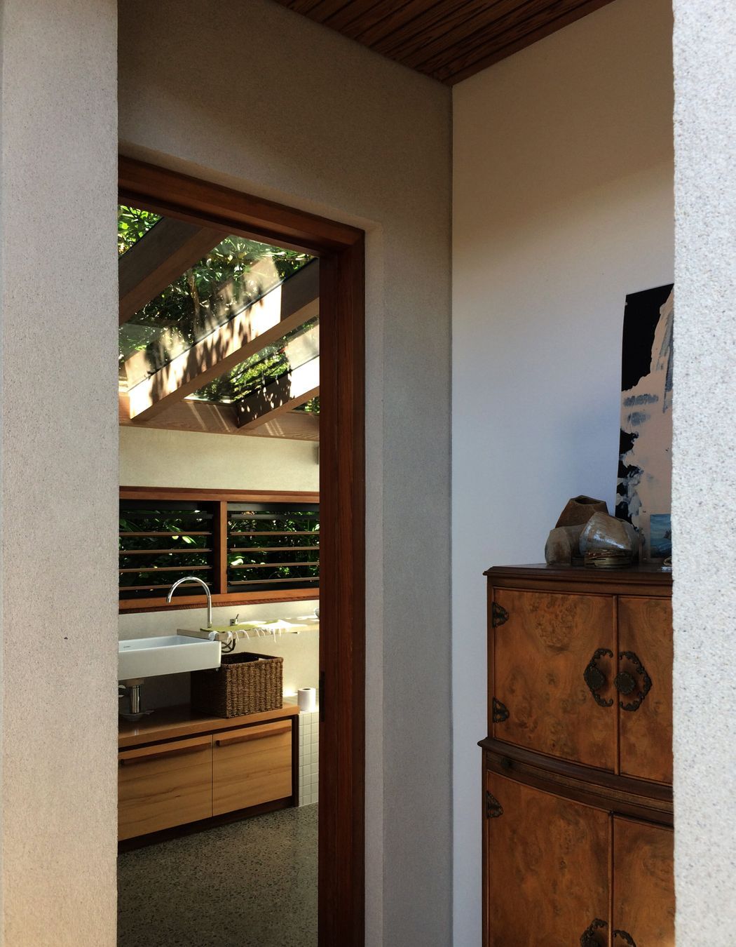 two houses and a shared garden