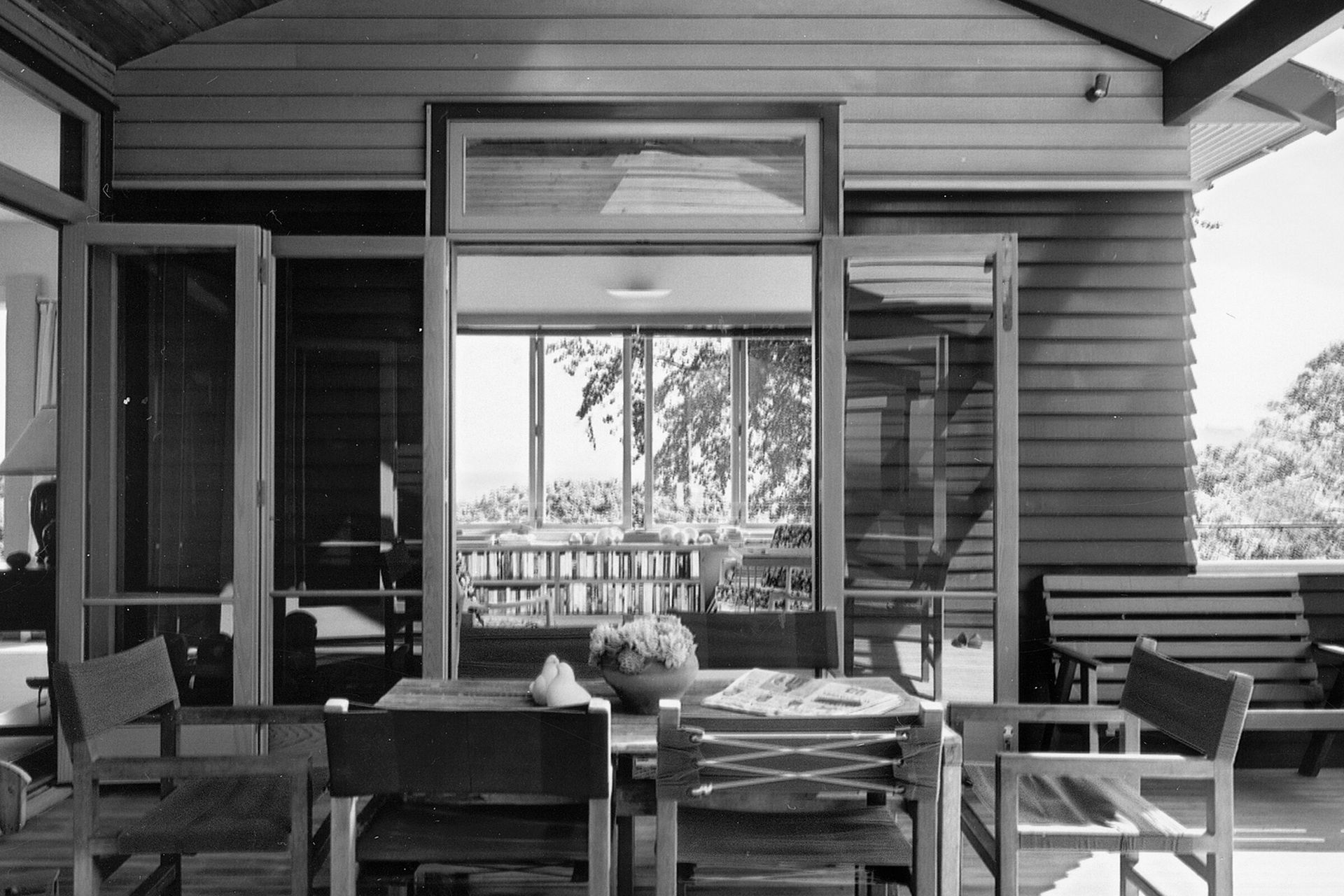 two houses and a shared garden