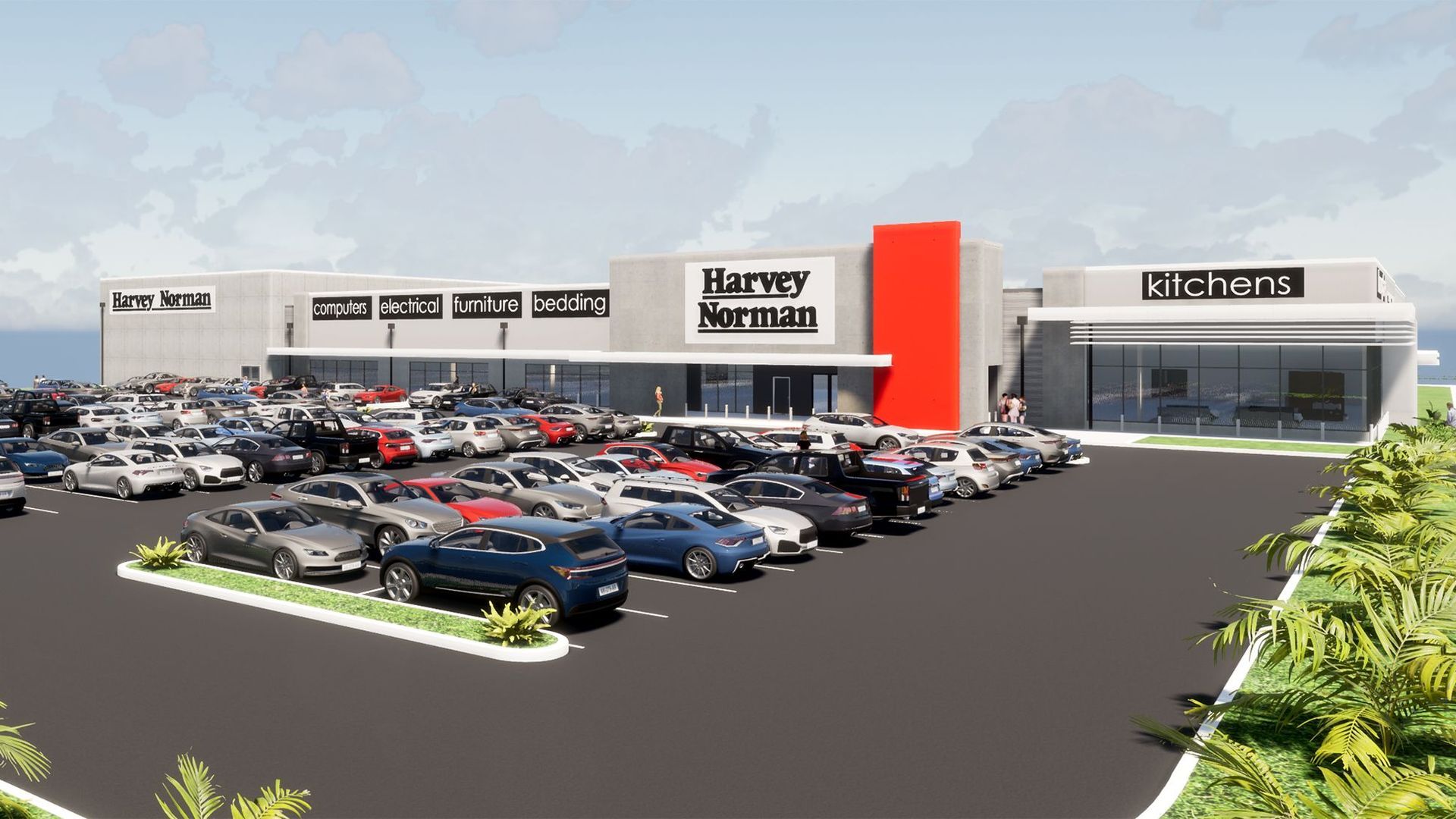 Harvey Norman Blenheim banner