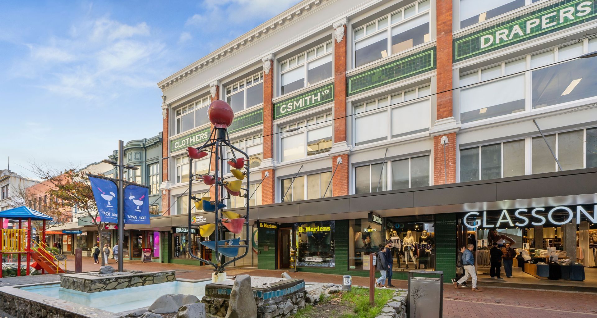 Cuba Precinct, Wellington banner
