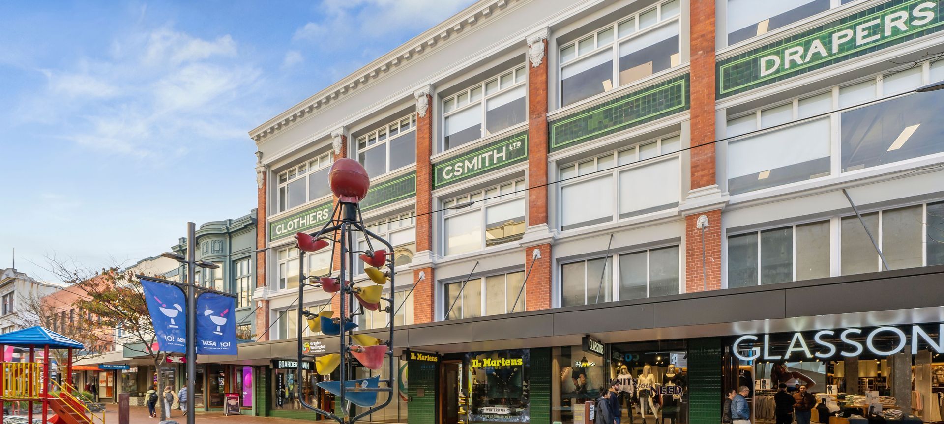 Cuba Precinct, Wellington banner
