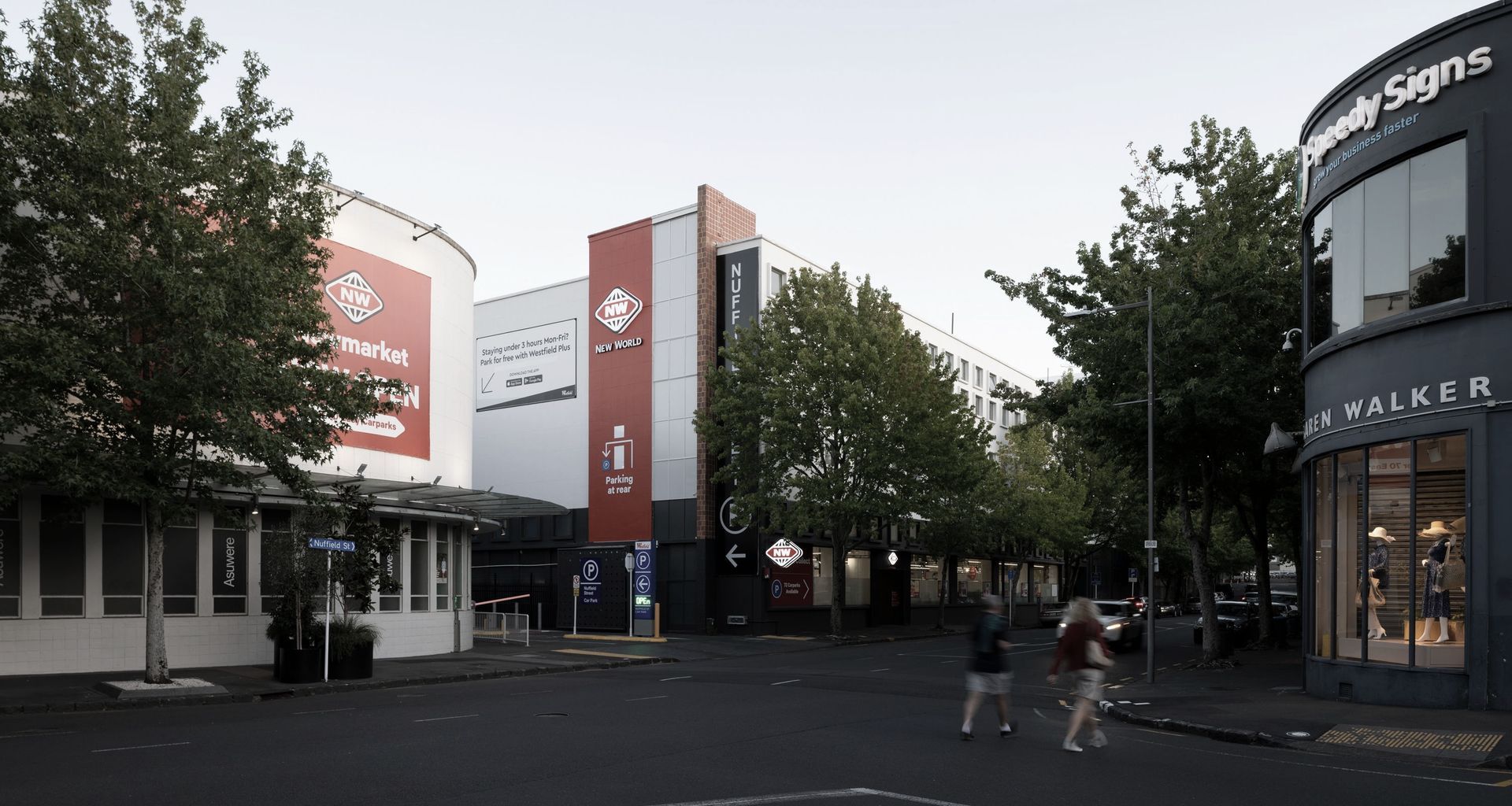 Nuffield St - New World Supermarket banner
