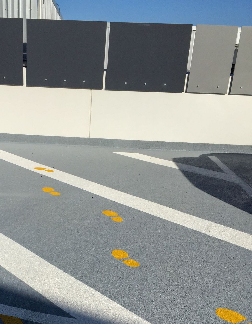 Completed Matacryl Carpark, The Hub Hornby