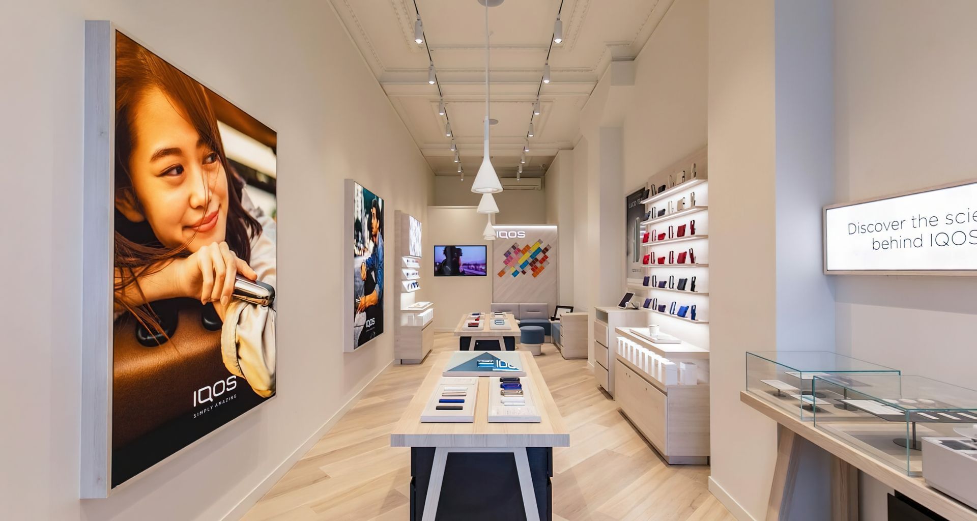 IQOS, Newmarket banner