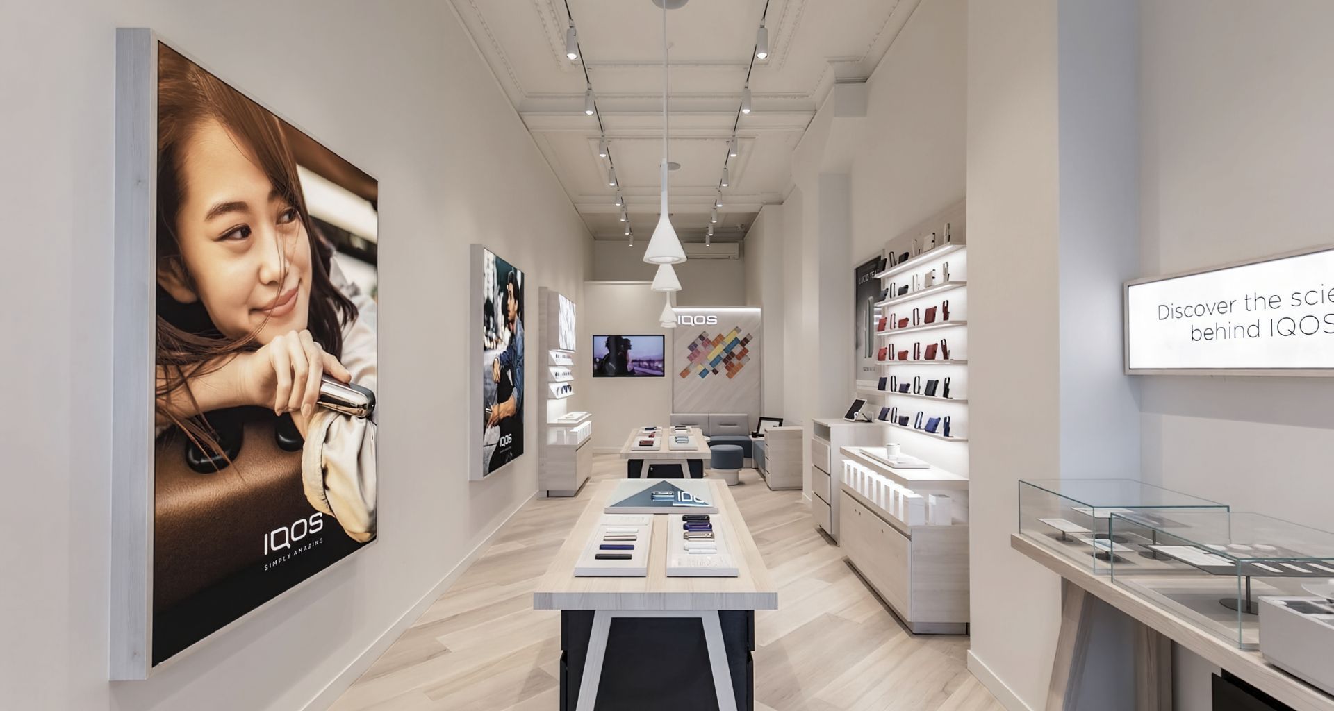 IQOS, Newmarket banner