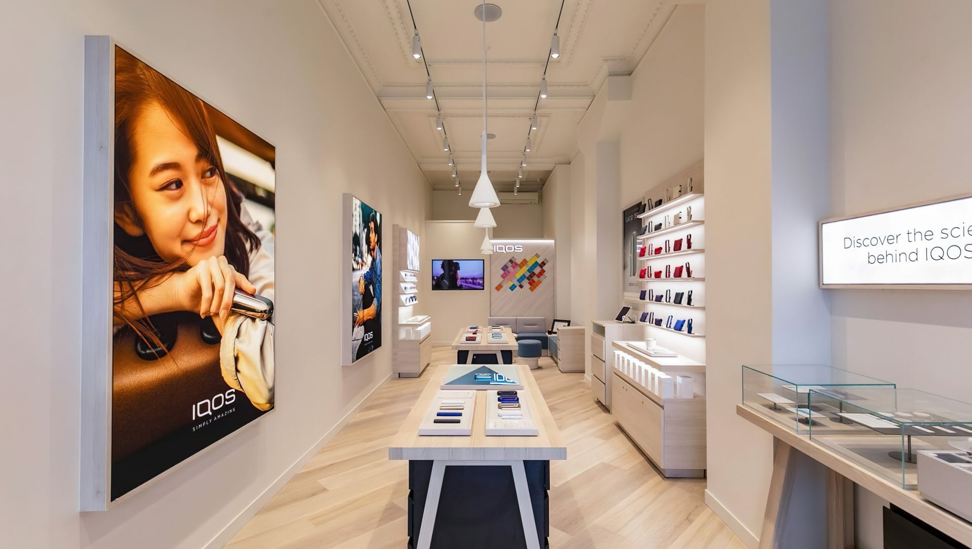 IQOS, Newmarket banner