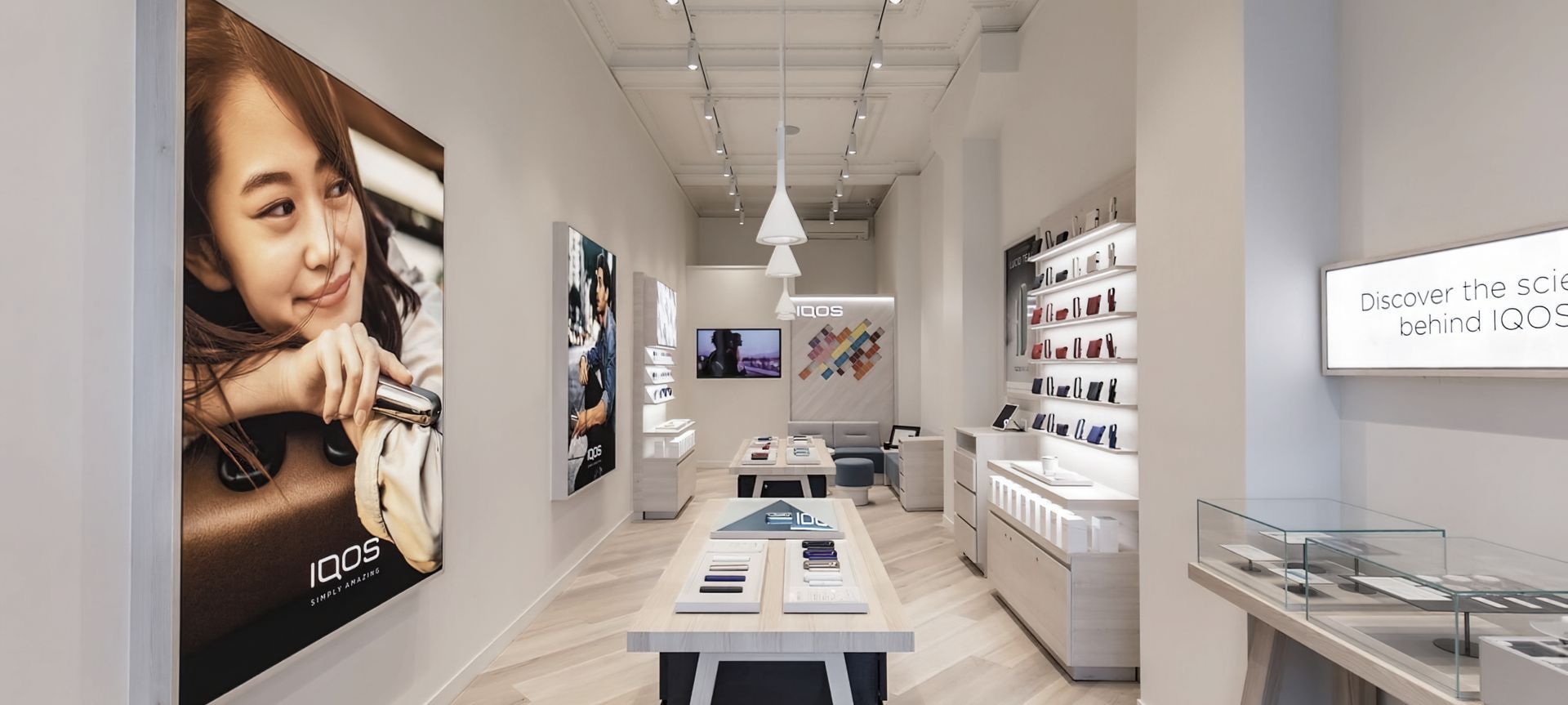 IQOS, Newmarket banner