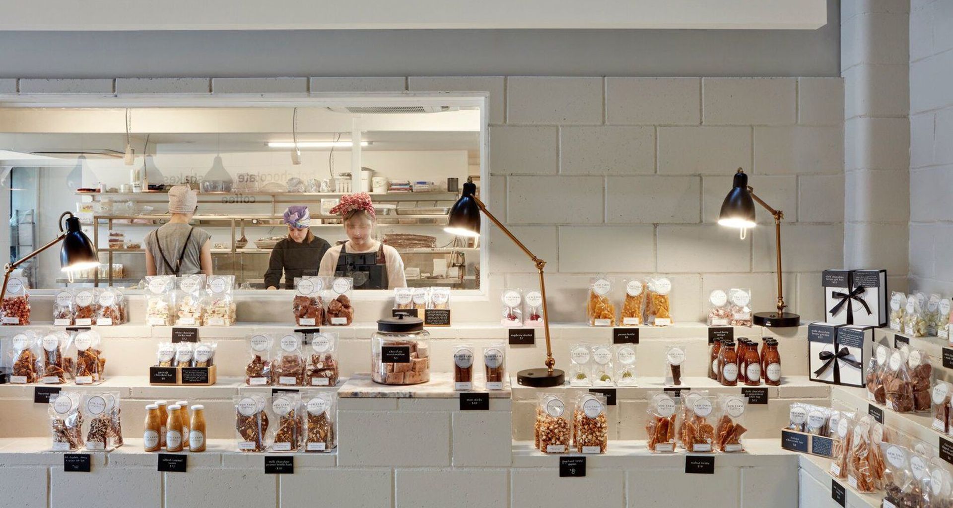 New Farm Confectionery banner