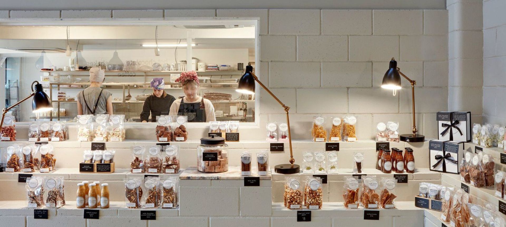 New Farm Confectionery banner