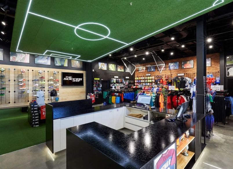 NZ Soccer Shop Bayfair Retail Fitout