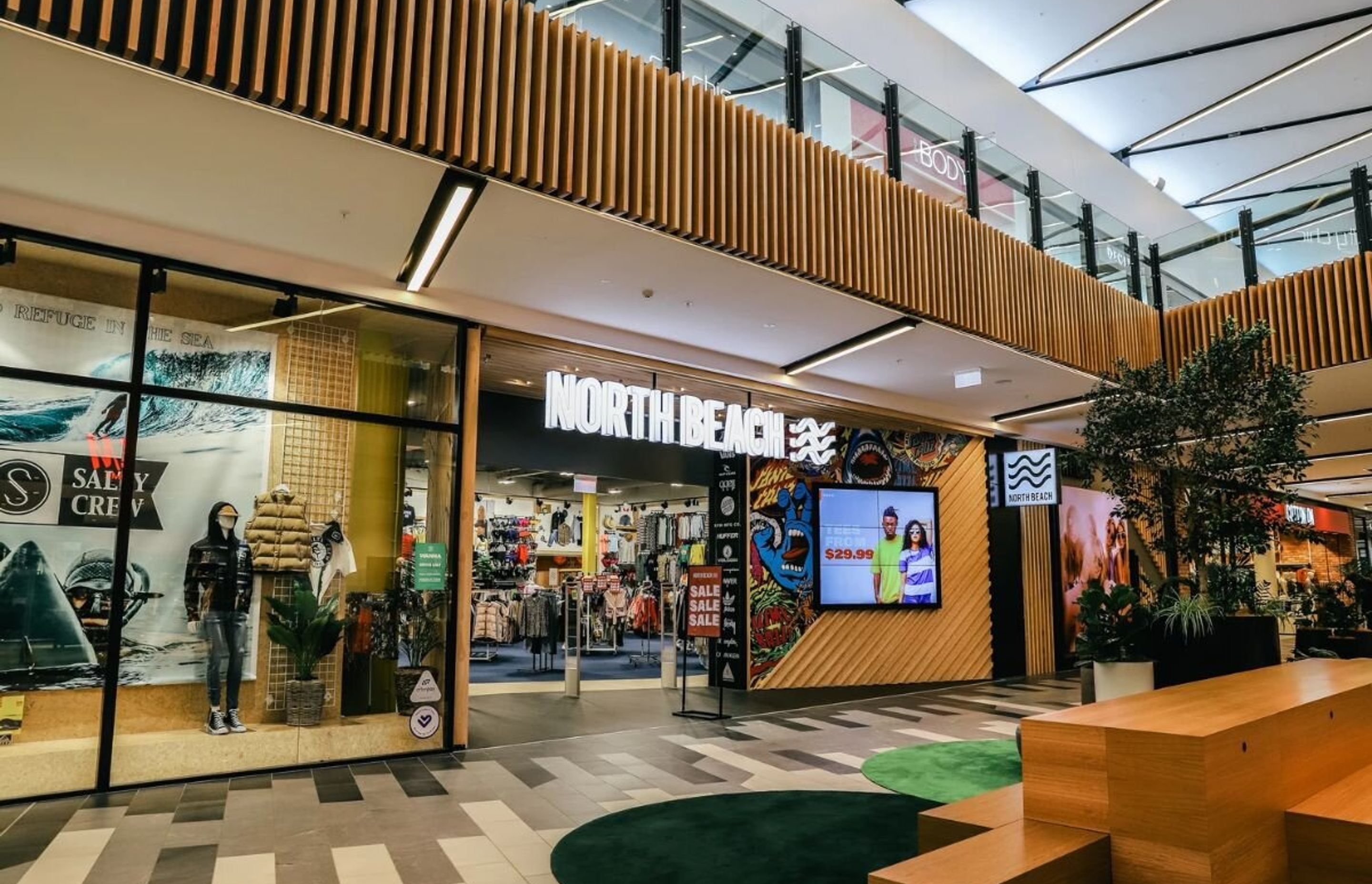 North Beach Tauranga Crossing Commercial Joinery and Signage