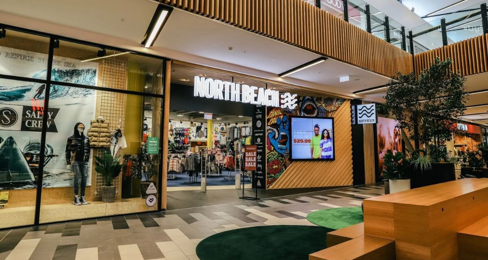 North Beach Tauranga Crossing Commercial Joinery and Signage banner