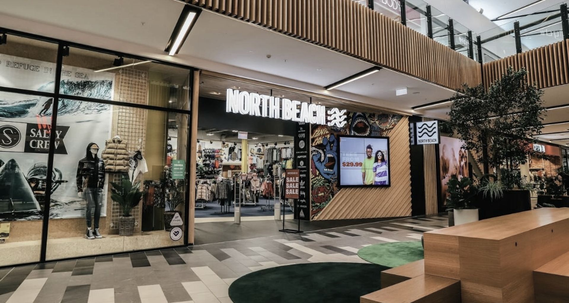 North Beach Tauranga Crossing Commercial Joinery and Signage banner