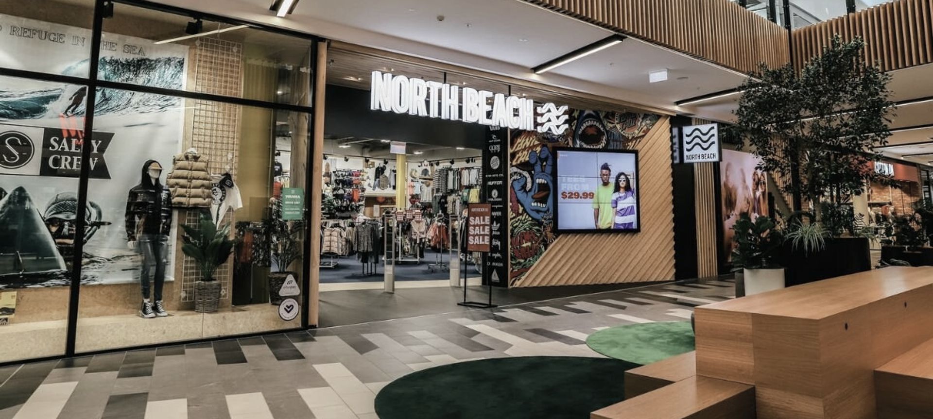 North Beach Tauranga Crossing Commercial Joinery and Signage banner