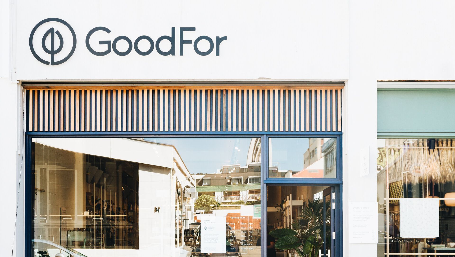 Goodfor Refillery, Wellington banner