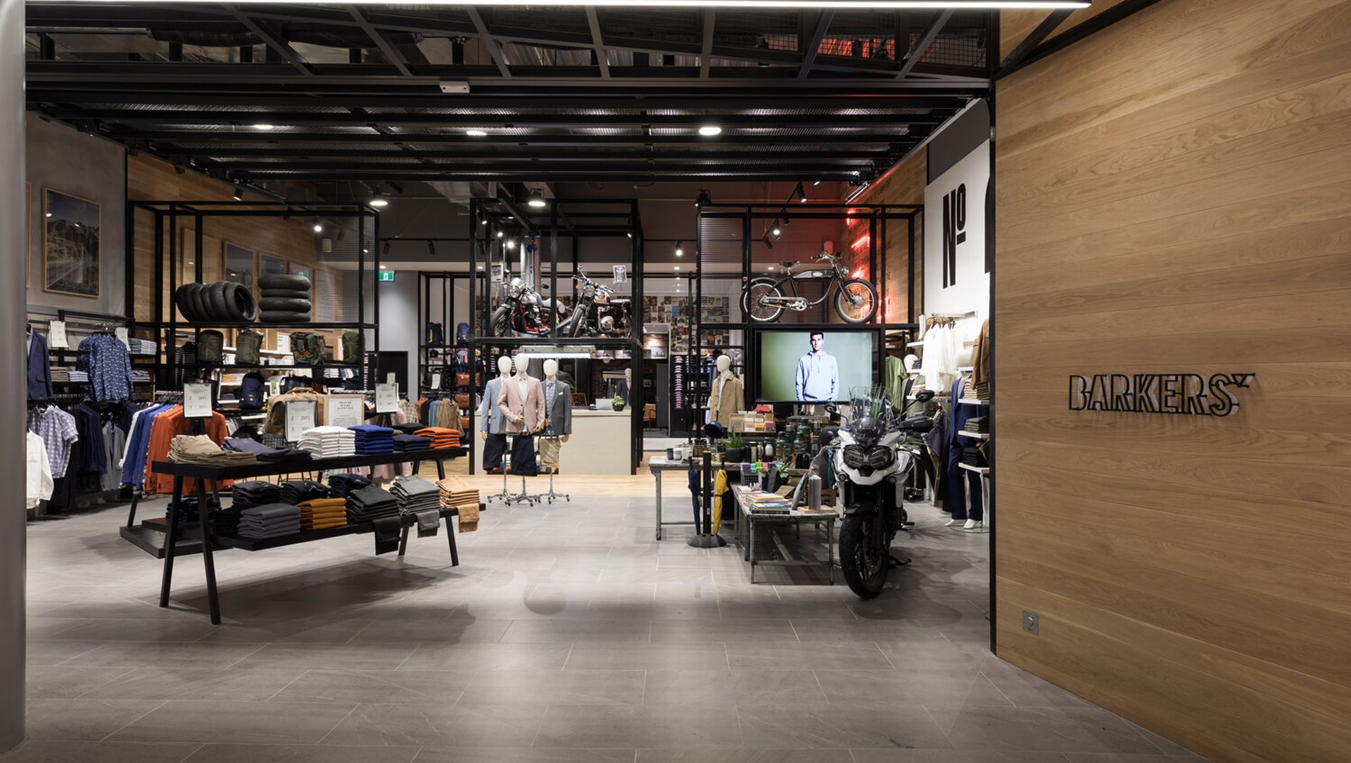 Barkers Menswear Newmarket banner