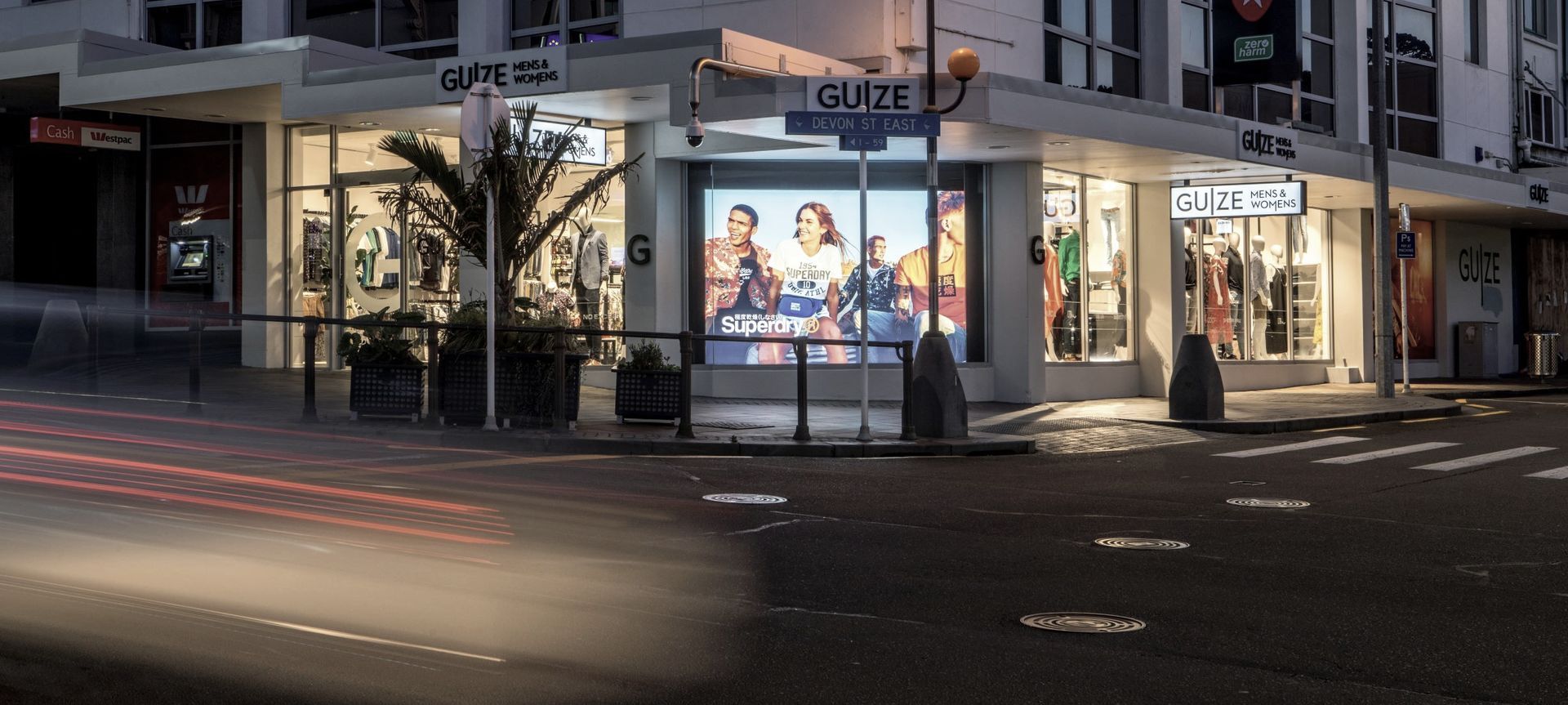 Guize Store, New Plymouth banner