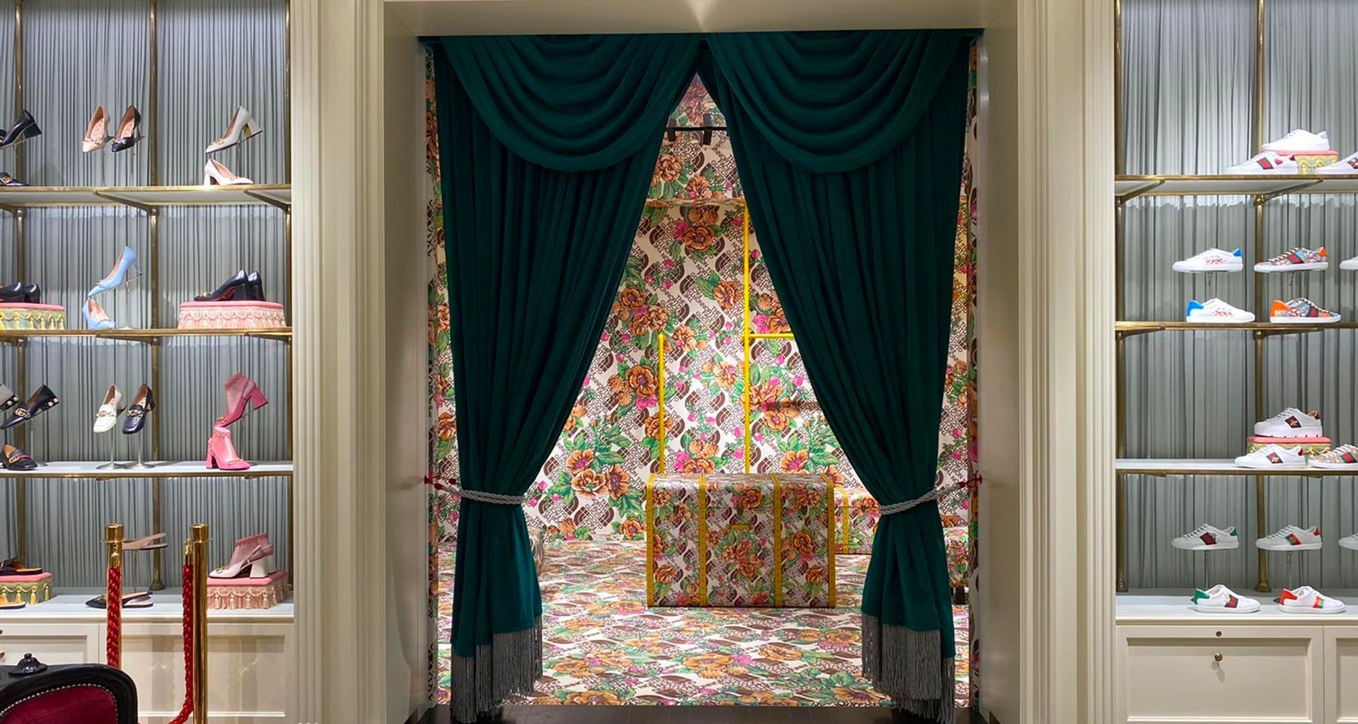 Gucci - Northface Pop Up banner