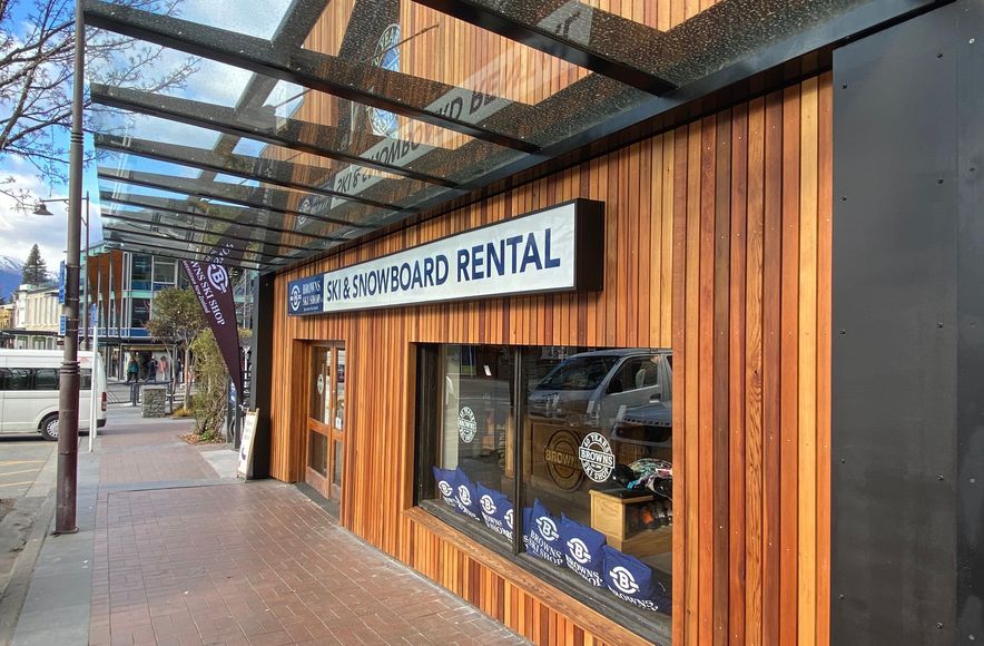 Browns Ski Shop Queenstown Renovation
