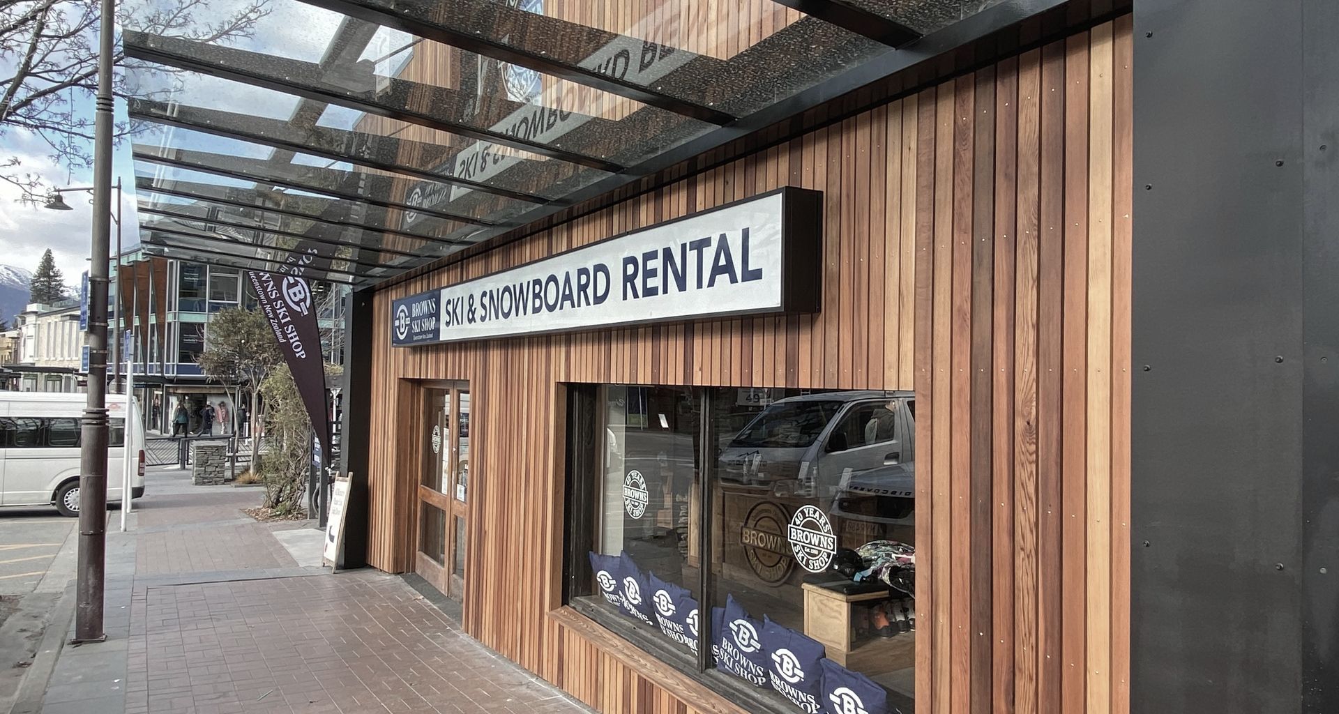 Browns Ski Shop Queenstown Renovation banner
