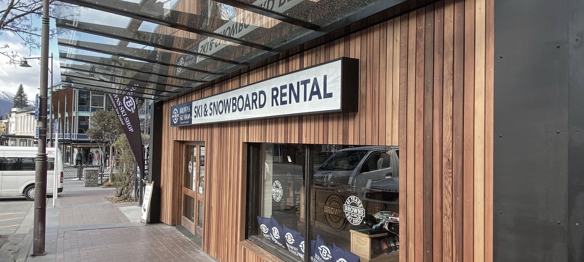 Browns Ski Shop Queenstown Renovation banner