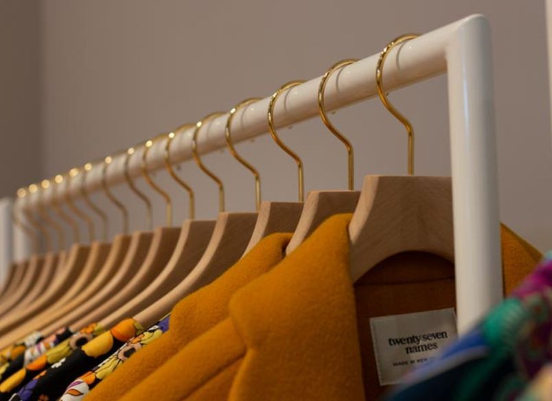 twenty-seven names - retail clothing racks